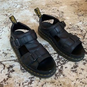 Nearly New Dr Marten Hayden Leather Sandals - Size 8 Womens